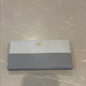 Kate Spade Two-Tone Gray Wallet used once
